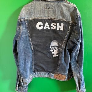 Johnny Cash Custom Denim Jacket